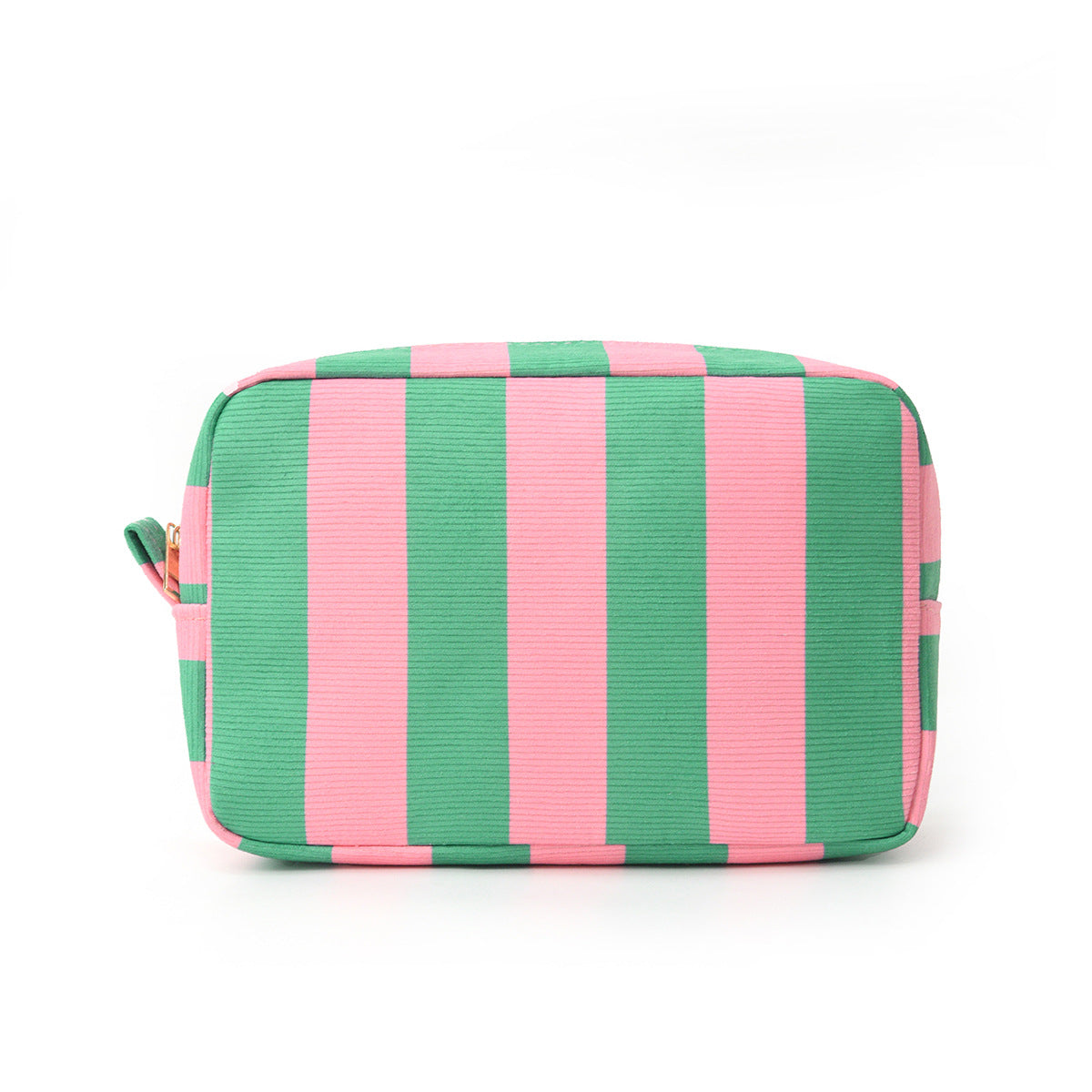 Striped Corduroy Premium Cosmetic Bag